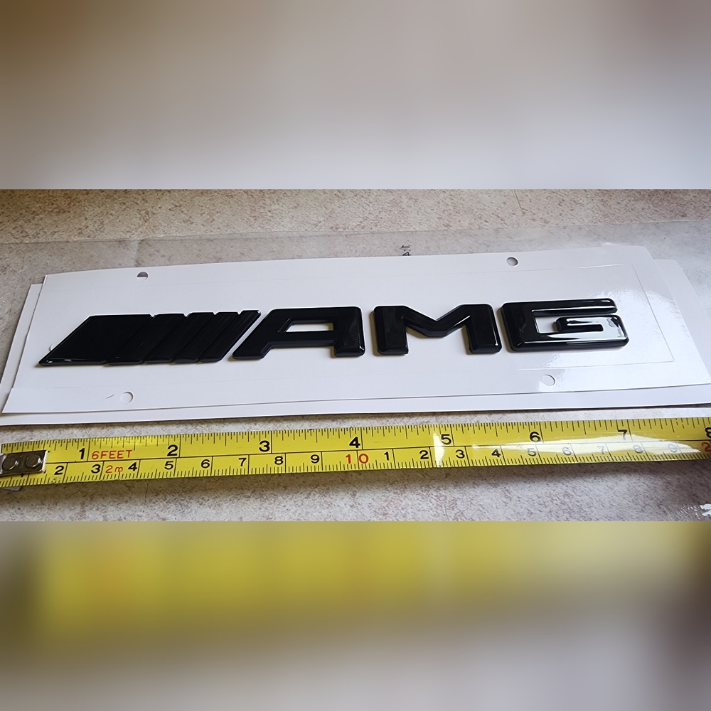 Mercedes AMG ABS Black Emblem Badge Decal Sticker Choose Color